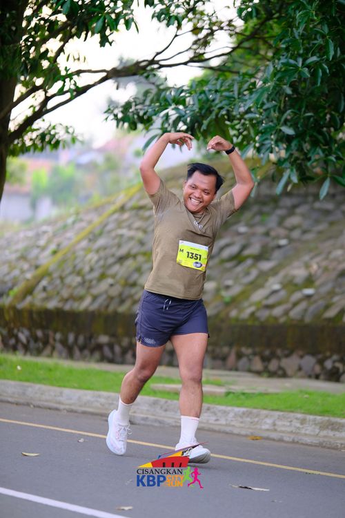Race photo from CISANGKAN KBP CITY RUN 2025