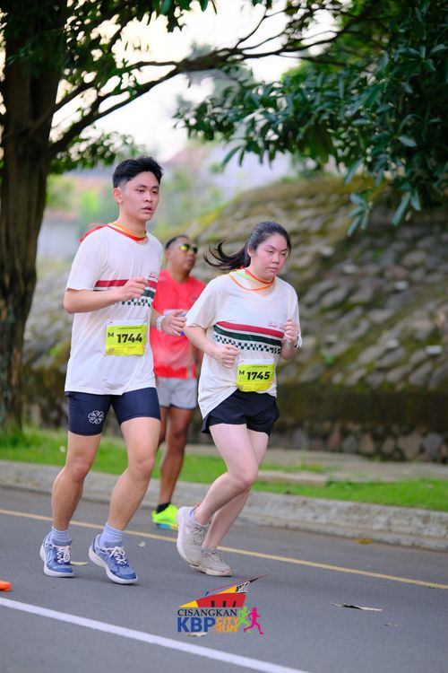 Race photo from CISANGKAN KBP CITY RUN 2025
