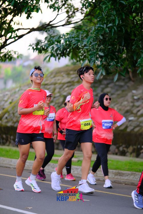 Race photo from CISANGKAN KBP CITY RUN 2025