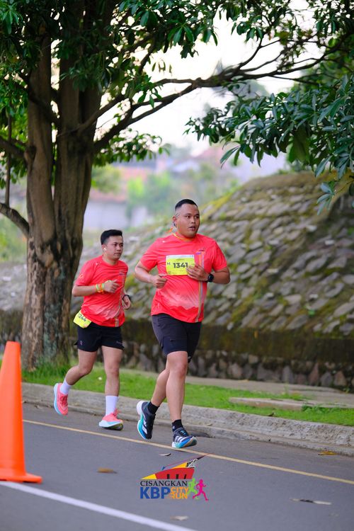 Race photo from CISANGKAN KBP CITY RUN 2025