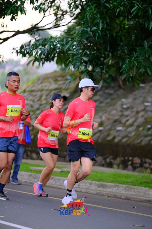 Race photo from CISANGKAN KBP CITY RUN 2025
