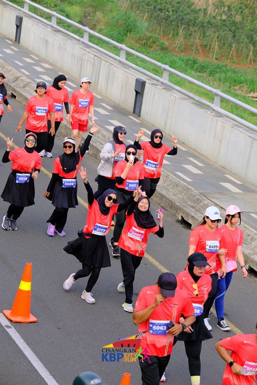 Race photo from CISANGKAN KBP CITY RUN 2025