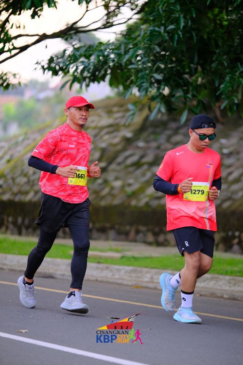 Race photo from CISANGKAN KBP CITY RUN 2025