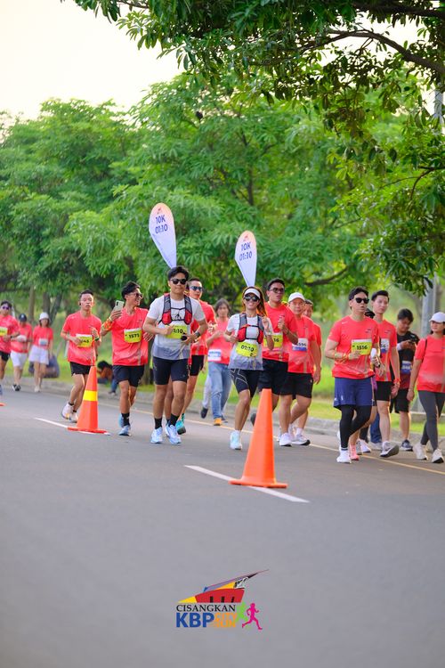 Race photo from CISANGKAN KBP CITY RUN 2025