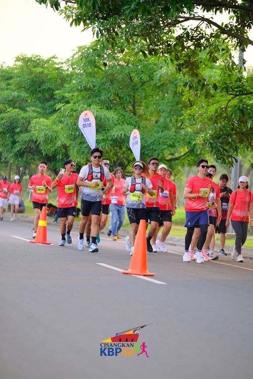 Race photo from CISANGKAN KBP CITY RUN 2025