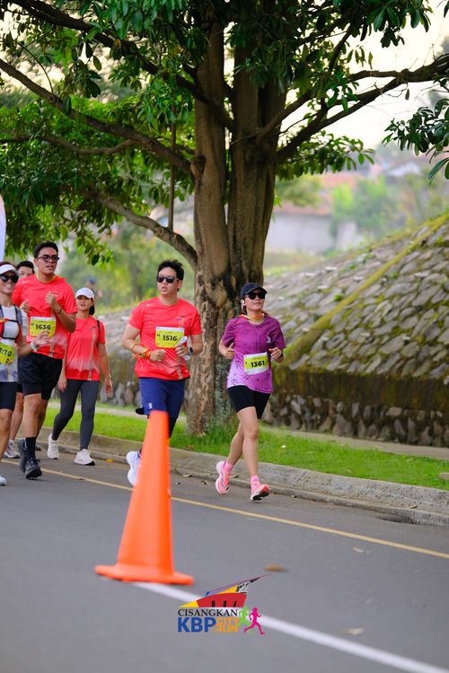 Race photo from CISANGKAN KBP CITY RUN 2025