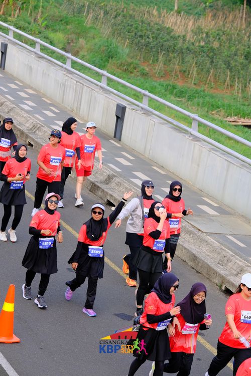 Race photo from CISANGKAN KBP CITY RUN 2025
