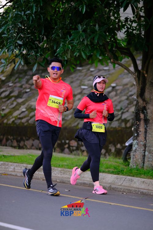 Race photo from CISANGKAN KBP CITY RUN 2025