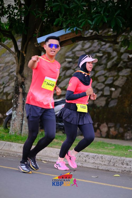 Race photo from CISANGKAN KBP CITY RUN 2025