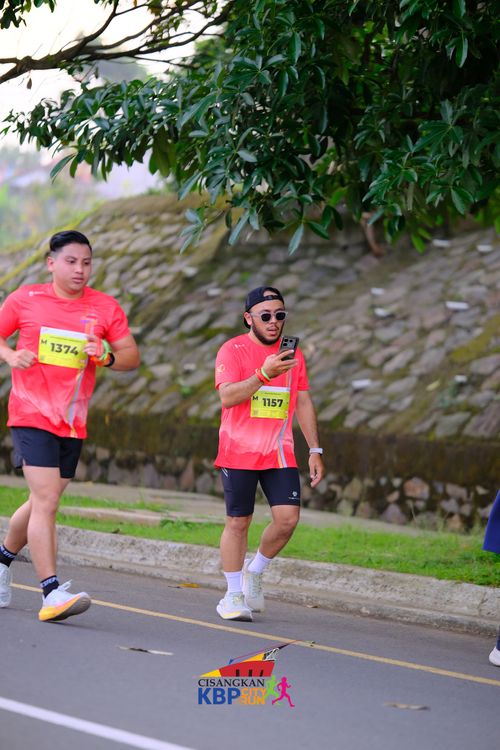 Race photo from CISANGKAN KBP CITY RUN 2025