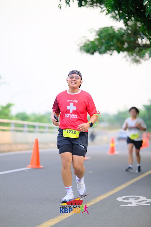 Race photo from CISANGKAN KBP CITY RUN 2025