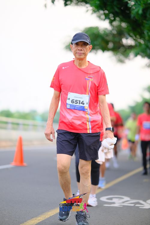 Race photo from CISANGKAN KBP CITY RUN 2025