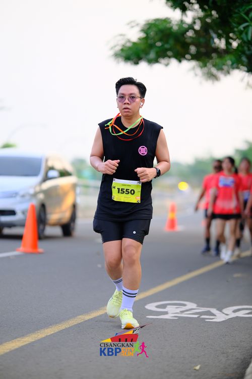 Race photo from CISANGKAN KBP CITY RUN 2025