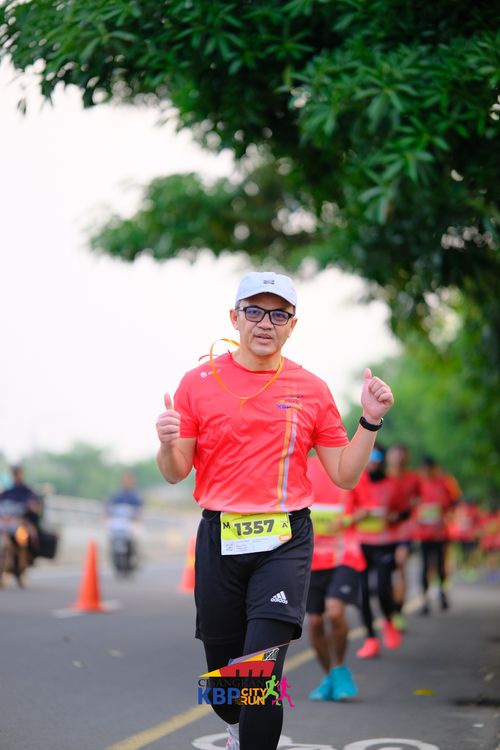 Race photo from CISANGKAN KBP CITY RUN 2025