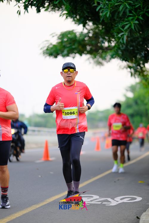 Race photo from CISANGKAN KBP CITY RUN 2025