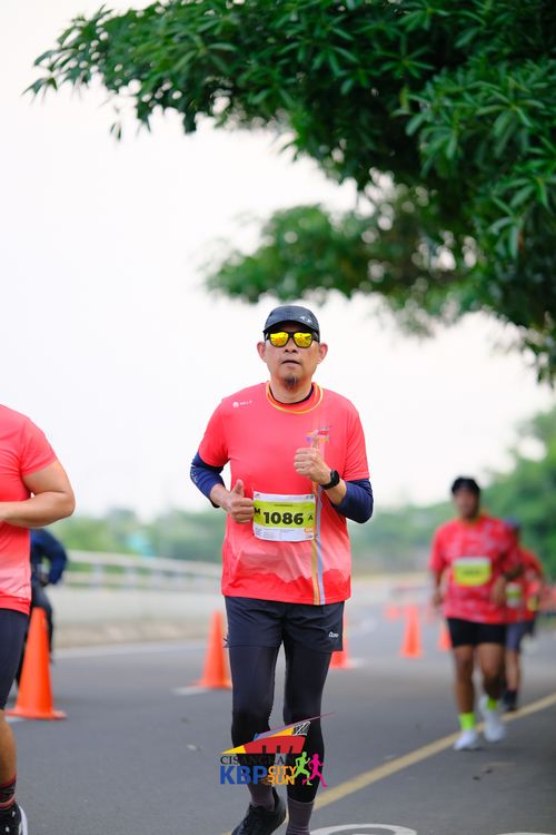 Race photo from CISANGKAN KBP CITY RUN 2025
