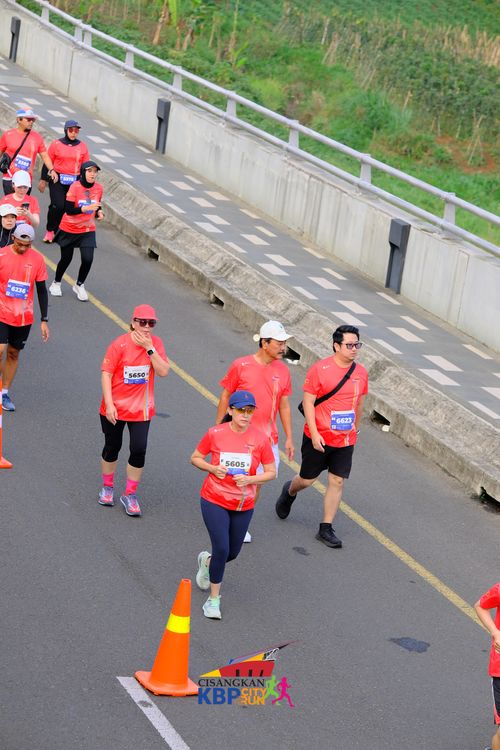 Race photo from CISANGKAN KBP CITY RUN 2025