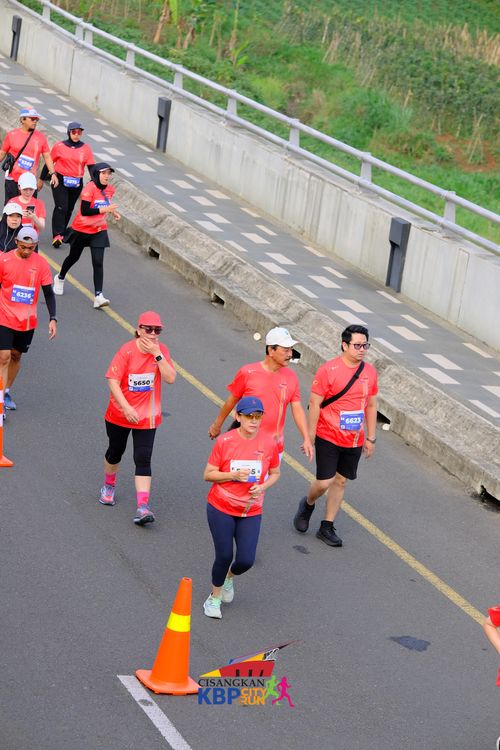 Race photo from CISANGKAN KBP CITY RUN 2025