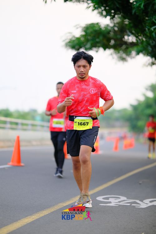 Race photo from CISANGKAN KBP CITY RUN 2025