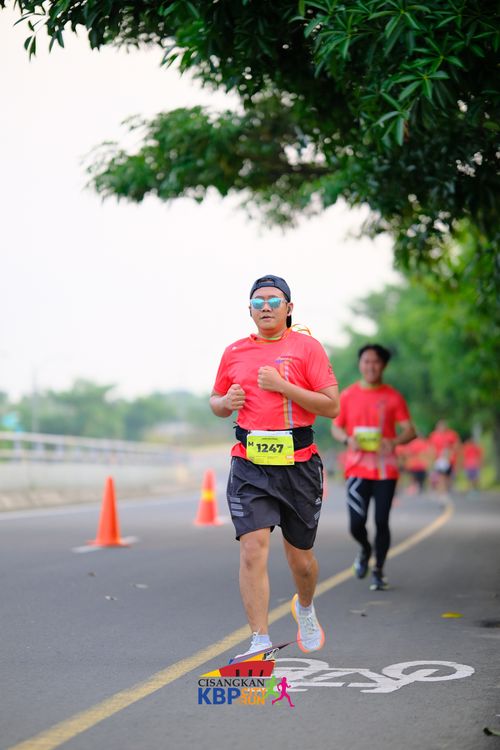 Race photo from CISANGKAN KBP CITY RUN 2025