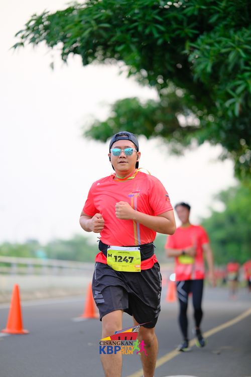 Race photo from CISANGKAN KBP CITY RUN 2025
