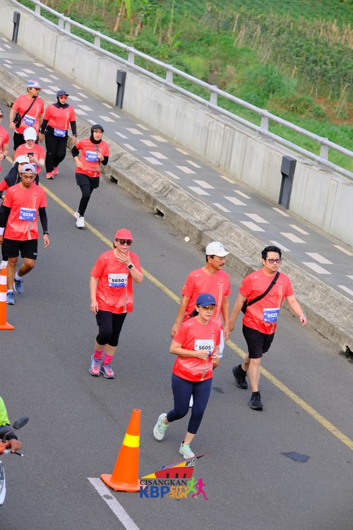 Race photo from CISANGKAN KBP CITY RUN 2025