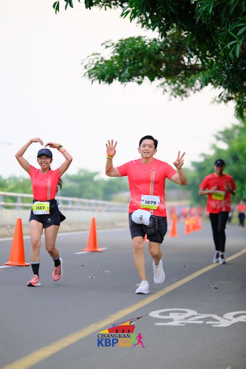 Race photo from CISANGKAN KBP CITY RUN 2025