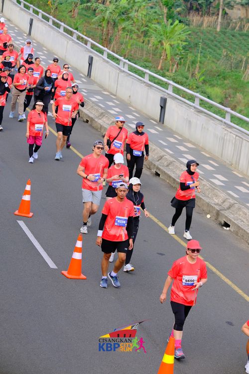 Race photo from CISANGKAN KBP CITY RUN 2025