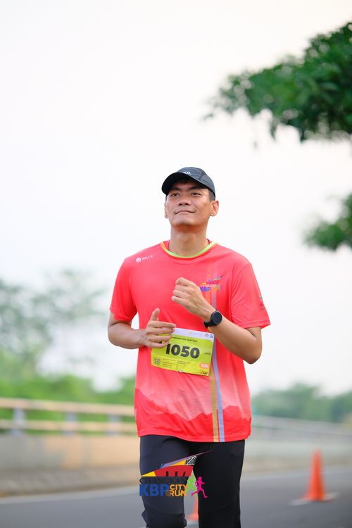 Race photo from CISANGKAN KBP CITY RUN 2025