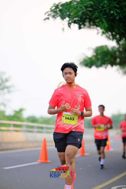 Race photo from CISANGKAN KBP CITY RUN 2025