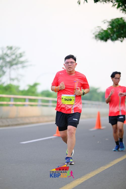 Race photo from CISANGKAN KBP CITY RUN 2025