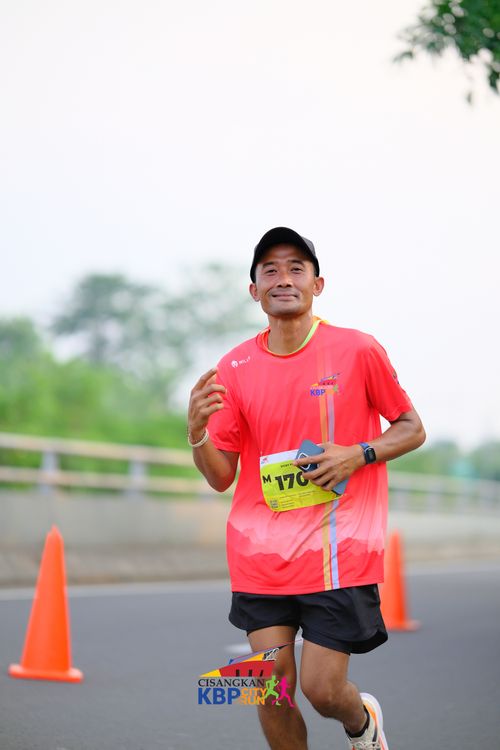 Race photo from CISANGKAN KBP CITY RUN 2025
