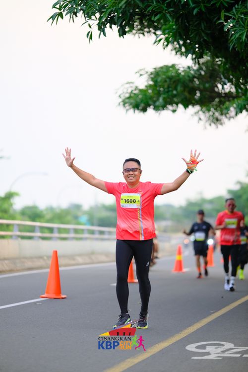 Race photo from CISANGKAN KBP CITY RUN 2025