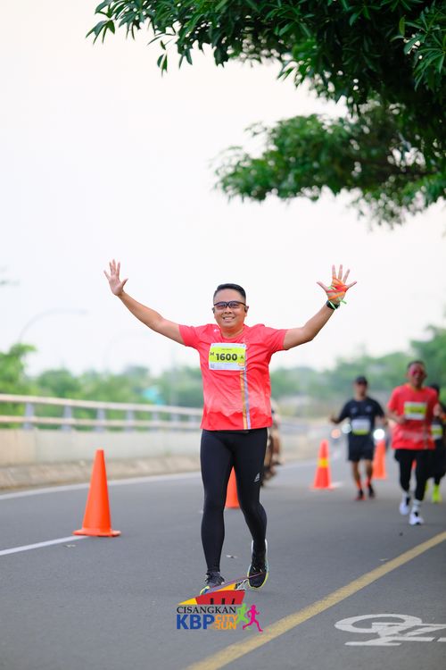 Race photo from CISANGKAN KBP CITY RUN 2025