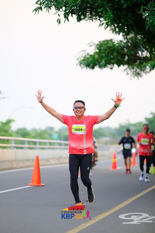 Race photo from CISANGKAN KBP CITY RUN 2025