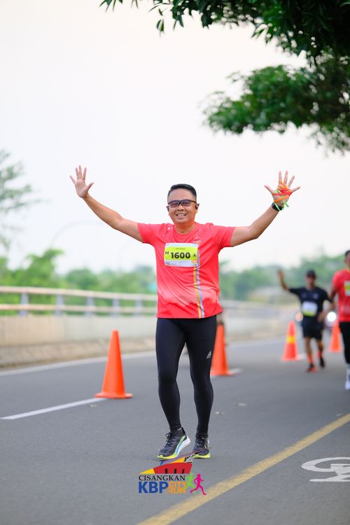 Race photo from CISANGKAN KBP CITY RUN 2025