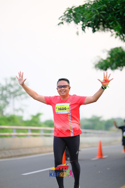 Race photo from CISANGKAN KBP CITY RUN 2025
