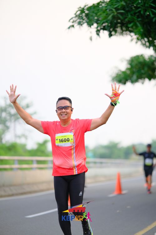 Race photo from CISANGKAN KBP CITY RUN 2025