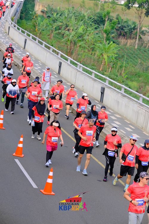 Race photo from CISANGKAN KBP CITY RUN 2025