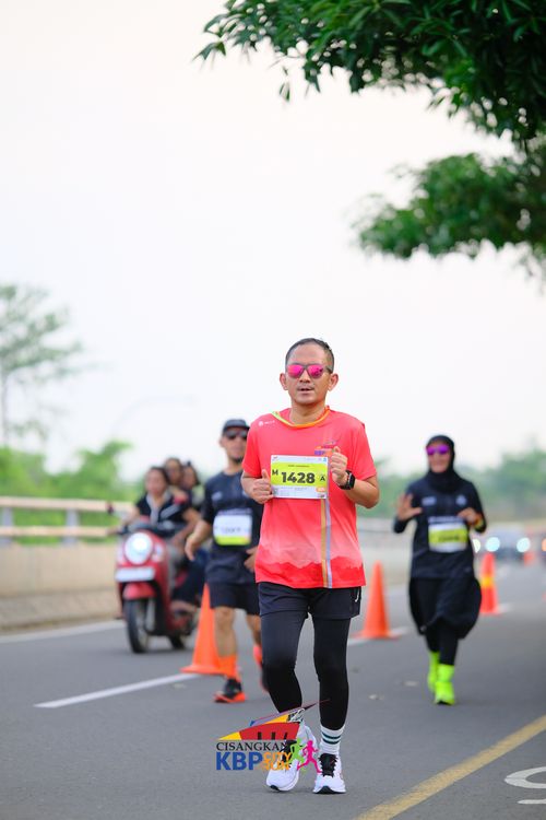 Race photo from CISANGKAN KBP CITY RUN 2025
