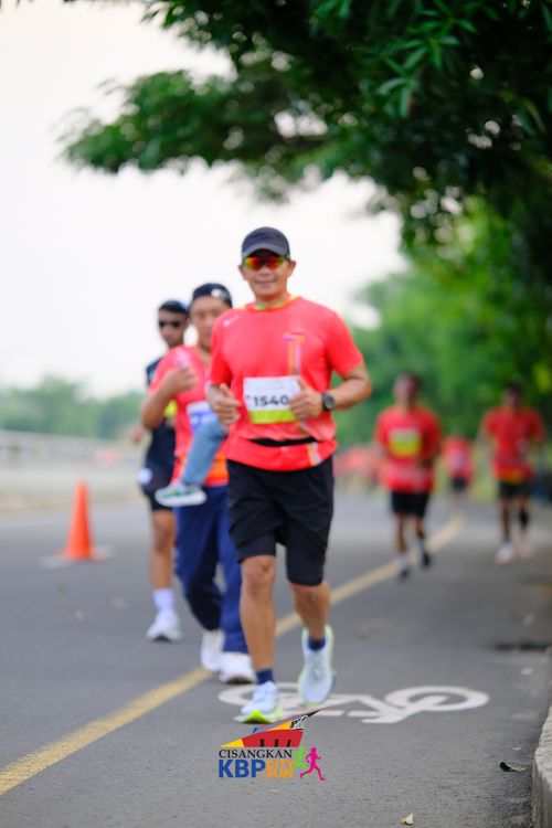 Race photo from CISANGKAN KBP CITY RUN 2025