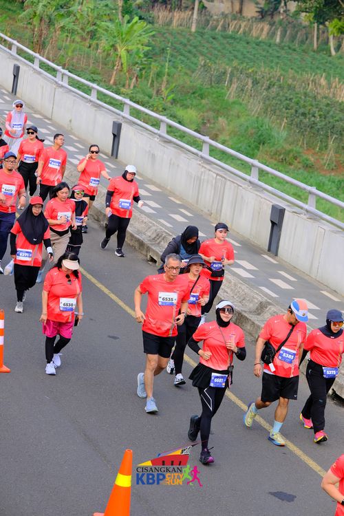 Race photo from CISANGKAN KBP CITY RUN 2025
