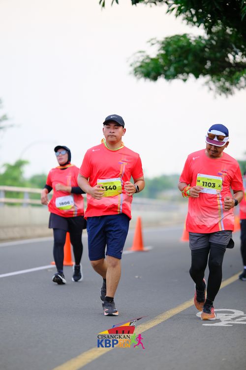 Race photo from CISANGKAN KBP CITY RUN 2025