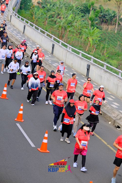 Race photo from CISANGKAN KBP CITY RUN 2025