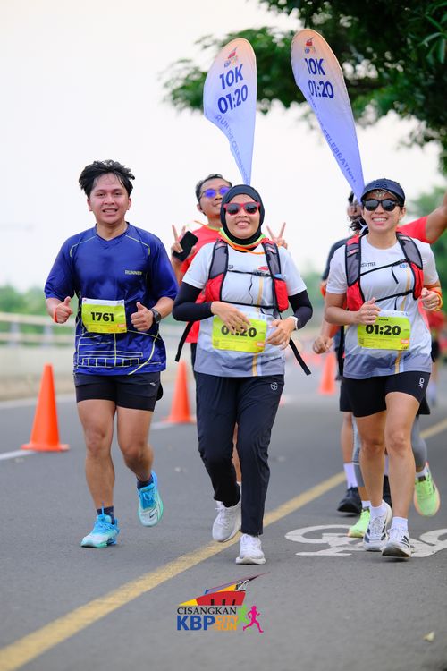 Race photo from CISANGKAN KBP CITY RUN 2025