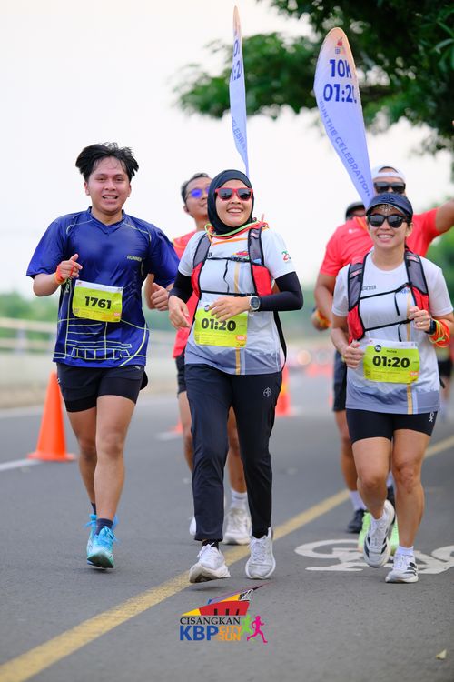 Race photo from CISANGKAN KBP CITY RUN 2025