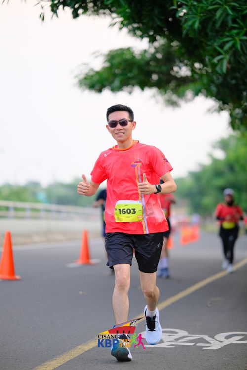 Race photo from CISANGKAN KBP CITY RUN 2025