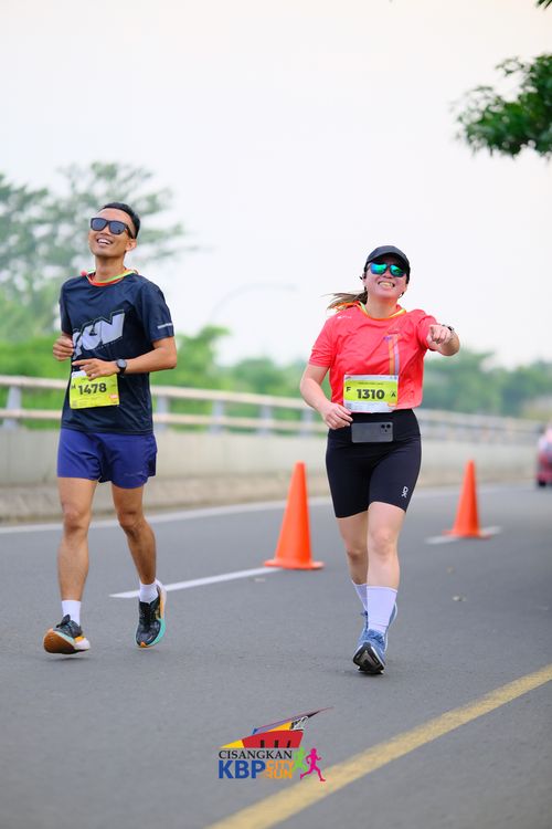 Race photo from CISANGKAN KBP CITY RUN 2025