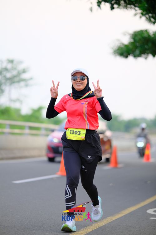 Race photo from CISANGKAN KBP CITY RUN 2025