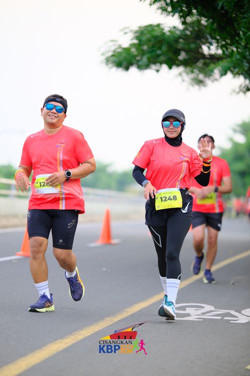 Race photo from CISANGKAN KBP CITY RUN 2025